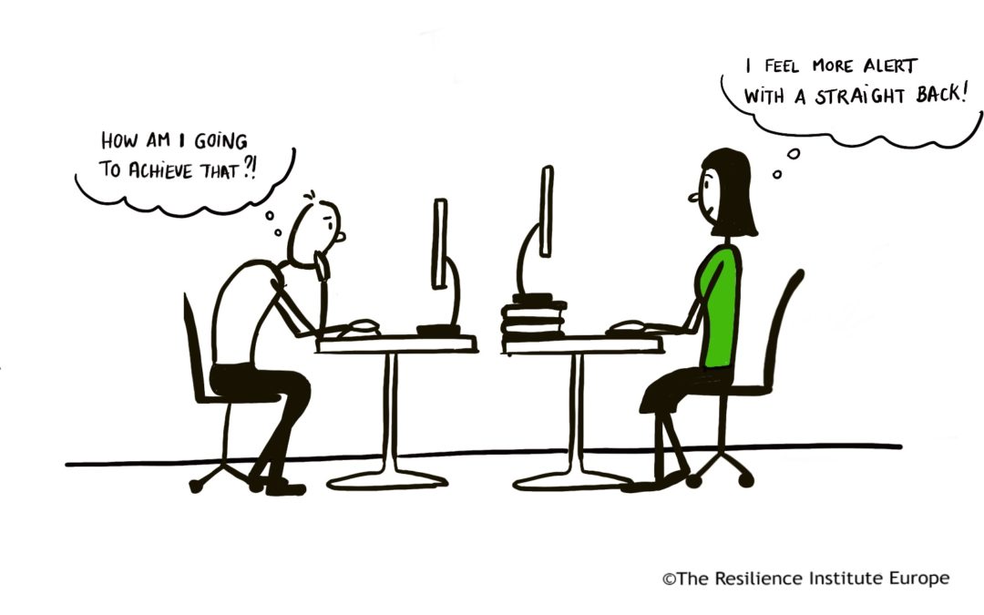How about adjusting your sitting posture right now?