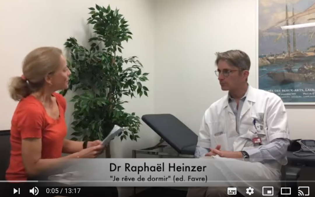 15 min chat with a sleep expert – Doctor Raphael Heinzer.