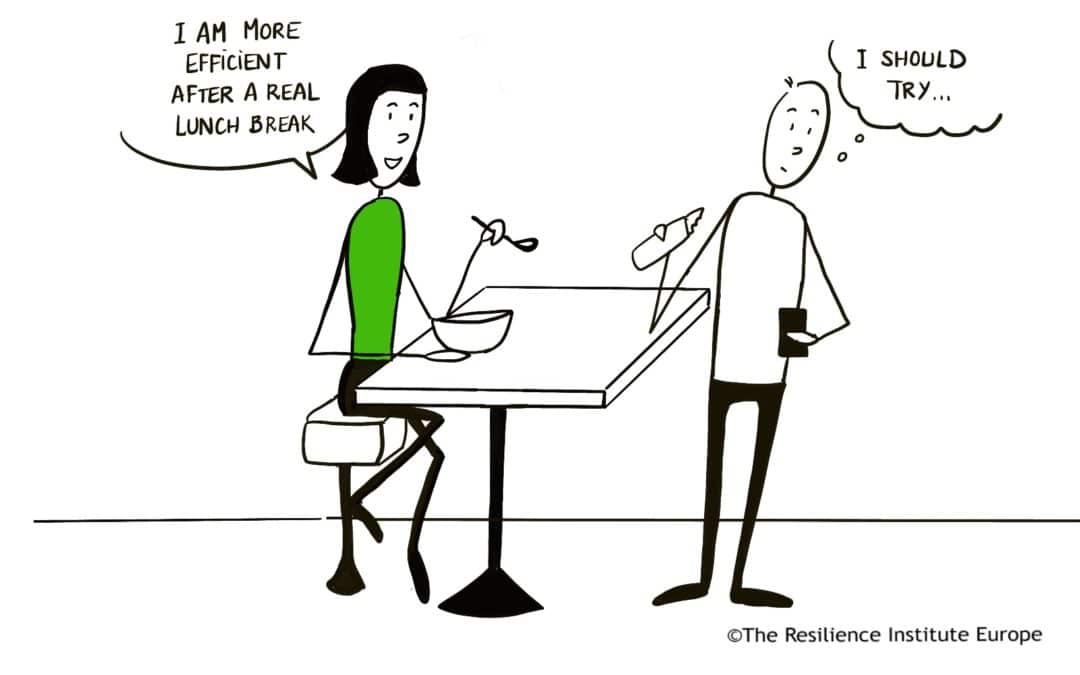 When will you take a real lunch break?